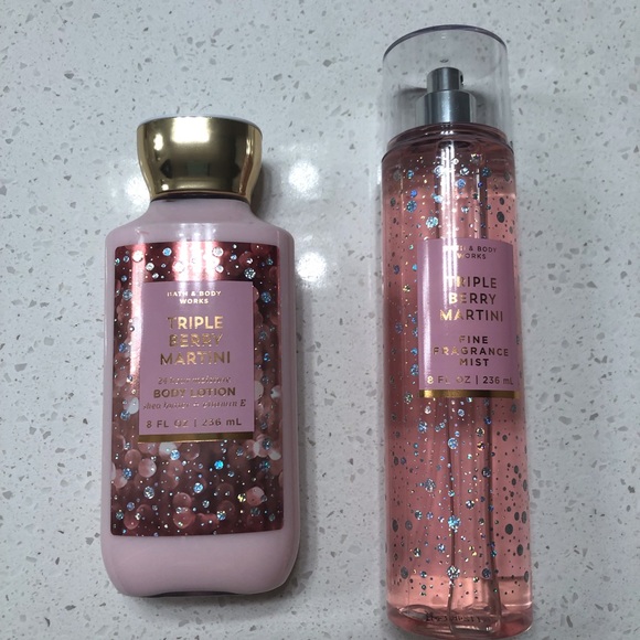 Bath & Body Works Triple Berry Martini 2 Piece Set - Picture 3 of 5